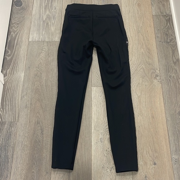 Spanx Black Pant Sequin Tuxedo Skinny Pant-Small Tall - Picture 6 of 12